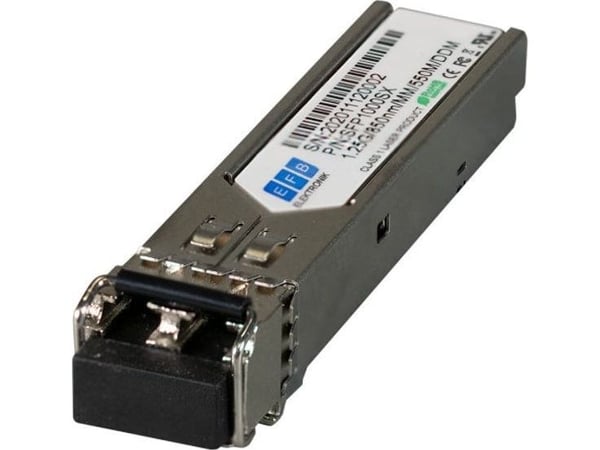 EFB Elektronik SFP1000SX-HPARUBA, Fiber optisk, 1250 Mbit/s, SFP, LC, 50/125 µm, 550 m