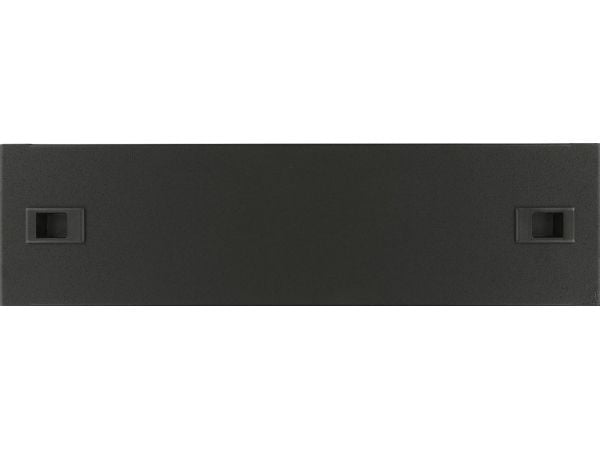 Lanview by Logon - Tomt panel - snap locking - rackmonterbar - svart, RAL 9005 - 3U - 19"