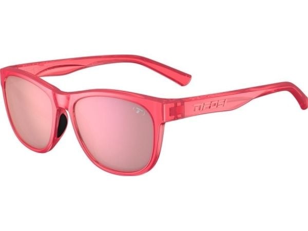 TIFOSI TIFOSI SWANK briller strålende rose (1 Pink Mirror AR glass xx % lystransmisjon) (STATSMINISTER: 2024-05-15) (NEON LIGHTS LINE) (NY 2024)