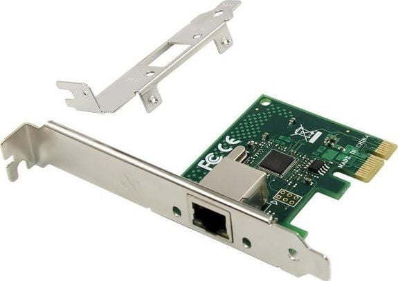 MicroConnect - Nettverksadapter - PCIe 1.1 lav profil - Gigabit Ethernet x 1