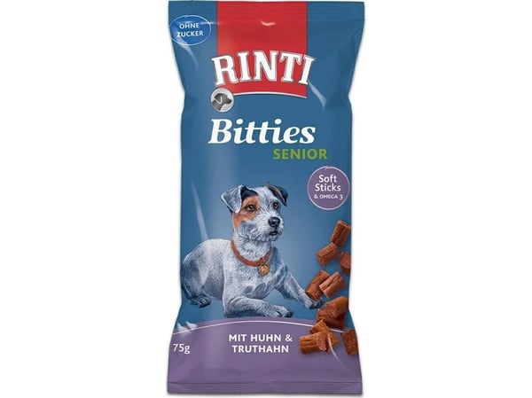 Rinti Rinti Senior Dog Treat Kana Kalkkuna 75g