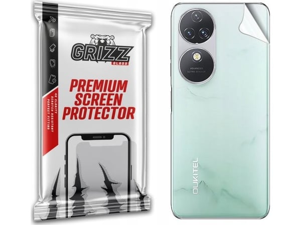GrizzGlass folie til baksiden GrizzGlass SatinSkin til Oukitel C38