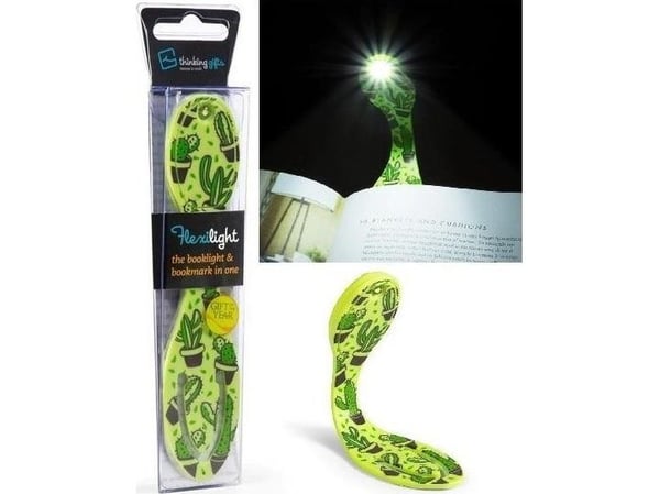 Thinking Gifts Flexilight Cactus skrivebordslampe – leselampe – kaktus