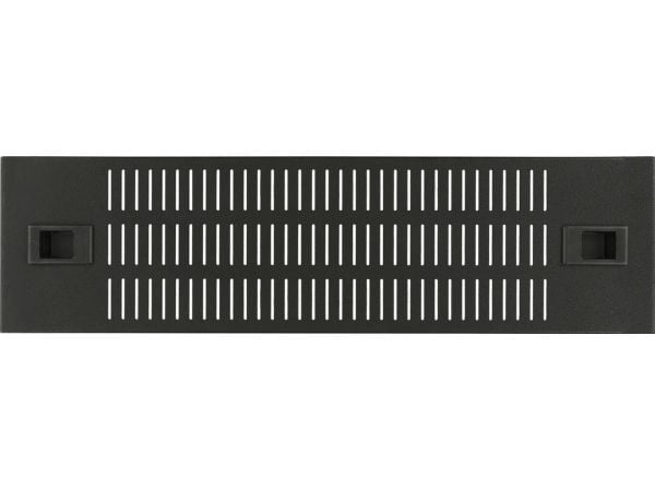 Lanview by Logon - Rackblankingspanel - snap locking, vented - svart, RAL 9005 - 3U - 19"