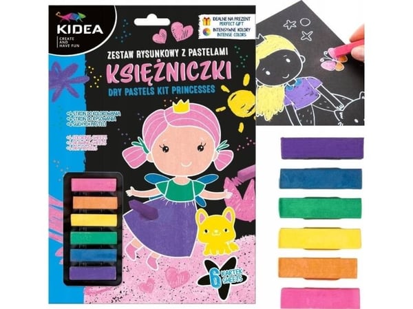 Derform Zest tegnepasta Pastell Prinsesse 180x260 KIDEA BC