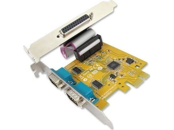 Sunix MIO6479A - Parallellt/seriellt kort - PCIe 2.0 - RS-232 - 2 portar + 1 parallellport