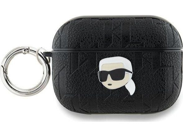 Karl Lagerfeld Karl Lagerfeld Karl Lagerfeld KLAP2PGKIPK AirPods Pro 2 (2022/2023) suojus musta/musta Monogrammi Karl Head