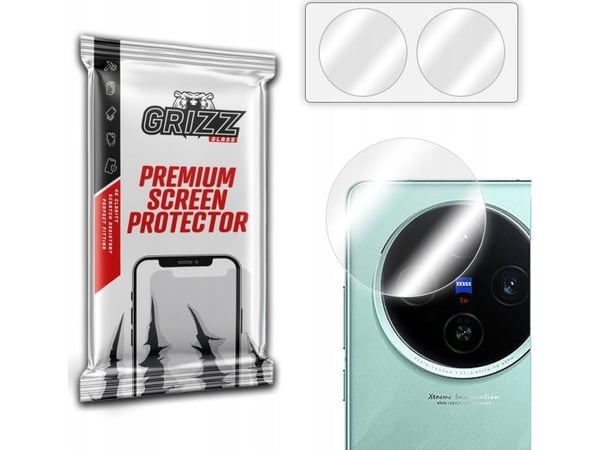 GrizzGlass HybridGlass kameralasi Vivo X100s:lle
