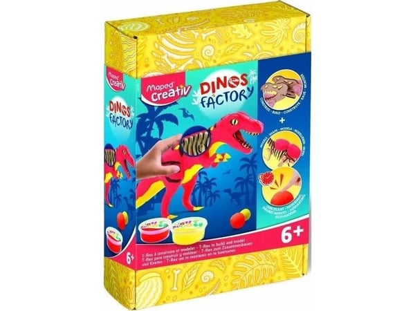CREATIV plastmasse. Dinosaurfabrikken 907210