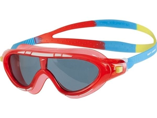 Speedo Biofuse Rift, Unisex, En Størrelse, Rød, Silikon, Grå, Polykarbonat