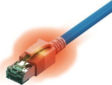 SACON S/FTP-kabel Kat. 6A 10 m 393,70 tum blå