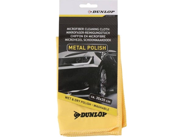 Dunlop mikrofiberklut for rengjøring av lakkerte flater Dunlop uni