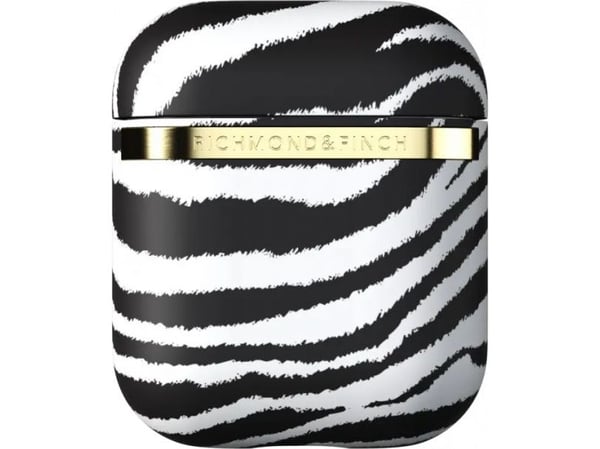 Richmond & Finch skyddsfodral Zebra till AirPods svart/vit