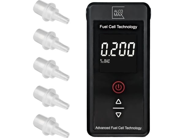 Meteo alkometer AX7 elektrokjemisk alkometer med PLATINUM 5000 målinger uten kalibrering