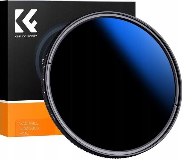 K&F CONCEPT Fader grå justerbart Nano-C ND2–ND2000-filter 72 mm Type FADER (KF01.2445)