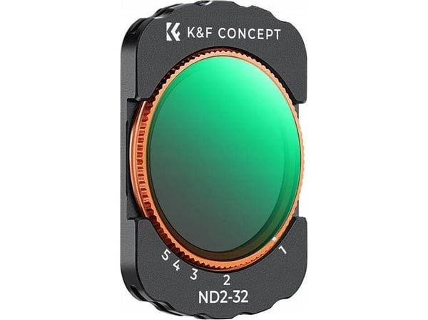 K&F KF01.2544 ND-filter K&F ND grå justerbar ND2-ND32 for DJI Osmo Pocket 3 HD MC Nano X