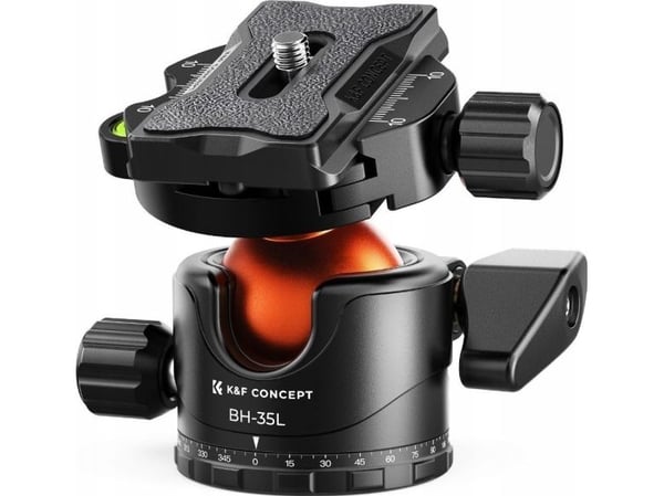 Kf hode PANORAMISK 3D kulehode 15kg K&F KONSEPT KF-35 Aluminium Arca Swiss / BH-35L / KF31-035