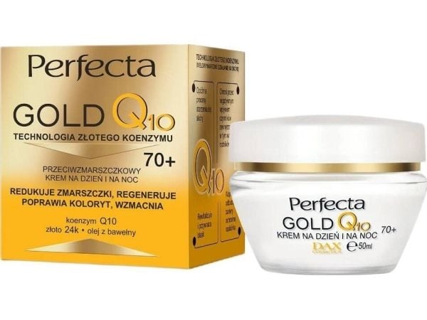 Perfecta Gold Q10 Anti-Wrinkle Face Creme for dag og natt 70+ 50ml