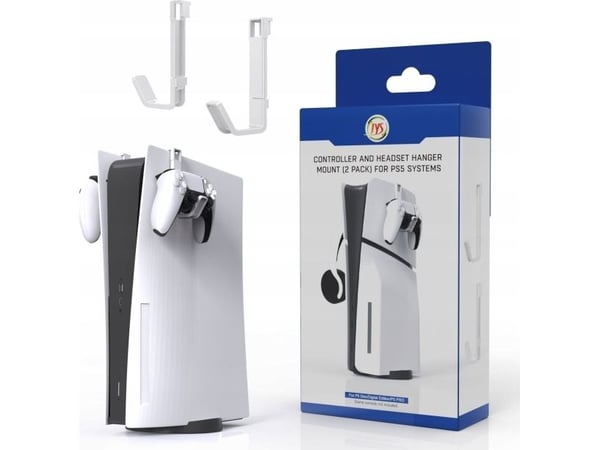 JYS 2x holder/hengekrok til Pad Pady hodetelefoner til Sony PlayStation PS 5 PS5 / P5180