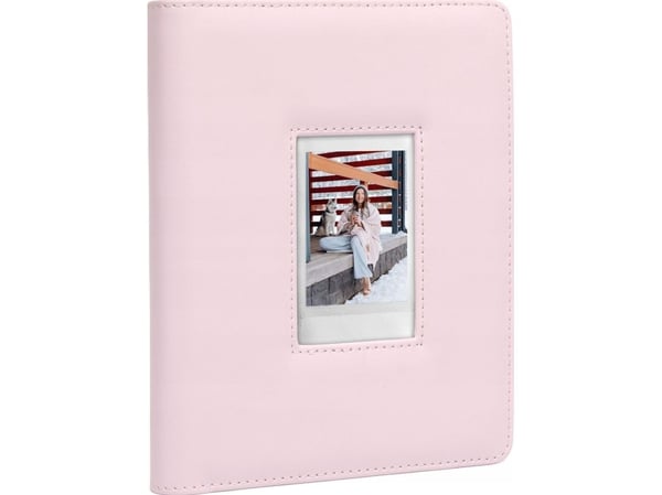 LoveInstant fotoalbum til bilder, 288 stk, for Fuji Instax, Canon, Xiaomi, Polaroid, HP Kodak ZINK, rosa