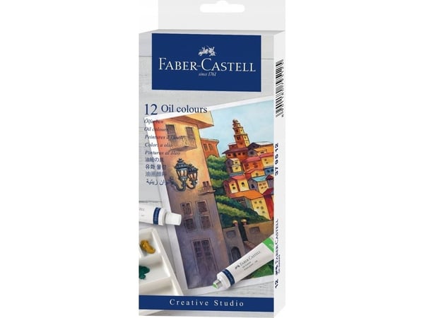Faber-Castell oljefärger Creative Studio 12 färger