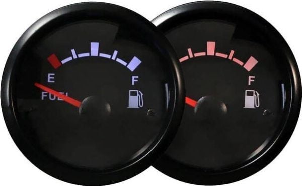 Auto Gauge måler T90 52 mm - drivstoffnivå 240-33 ohm