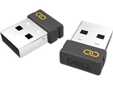 Dell Secure Link USB Receiver WR3 - Trådløs mus / tastaturmottaker - USB, RF 2,4 GHz - svart