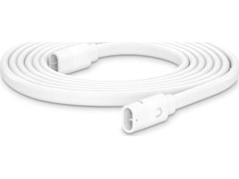 Ubiquiti UISP - Strömkabel - strömtransport (hane) till strömtransport (hane) - 3 m - utomhus, tvinnad - vit