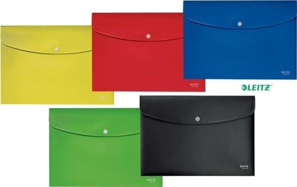 Leitz 46780015, Envelope folder, A4, Polypropeeni (PP), Keltainen, Vaakataso, 60 arkkia