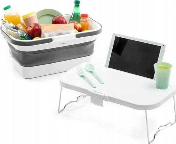 InnovaGoods vikbar picknickkorg med lockbord