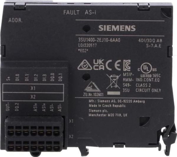 Siemens 3SU14002EJ106AA0, Sort, Siemens, SIRIUS ACT, Tsjekkisk Republikk, 58 g, 82 mm