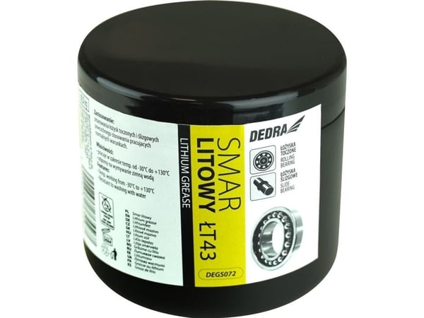 Dedra litiumsmør LT 43 0,5 kg eske (Category: morelenet Hjem og hage Verktøy Smørefett og smørepistoler for vedlikehold Smørefett og smørepistoler ...