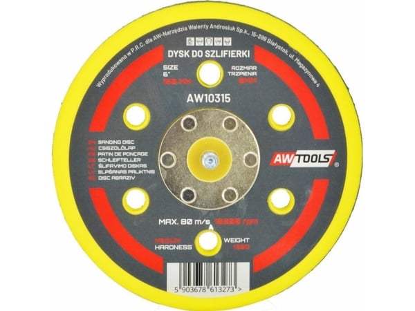 AWTools AW DISC 150mm FOR PNEUMATISK EKSENTRISK SLIPER