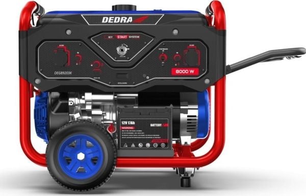 Dedra generator Generator 8.0/8.3kW, stikkontakt 1x400V, 1x230V