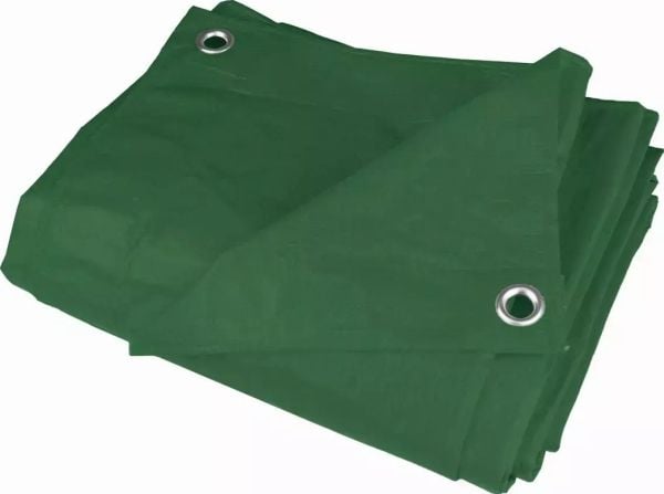 Dedra presenning 5x8 m, 80 g/m² grønn