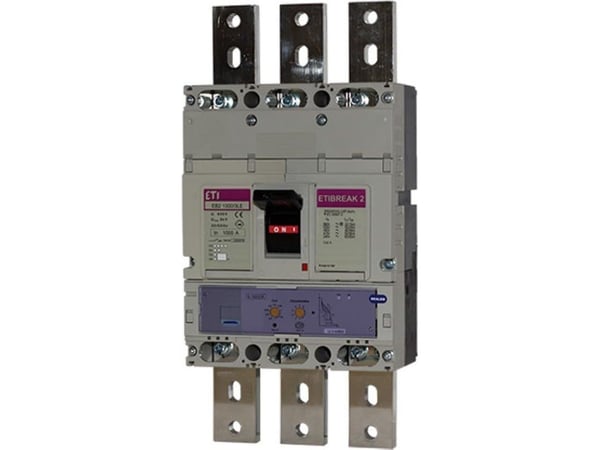 Eti-Polam Compact katkaisija 3P 1000A 50kA /elektroninen laukaisu/ EB2 1000/3LE 004672210 004672210