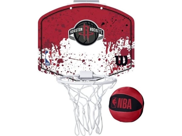 Wilson mini basketkorg Houston Rockets WTBA1302HOU röd