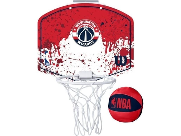 Wilson NBA Team Washington Wizards Mini Hoop WTBA1302WAS - One size