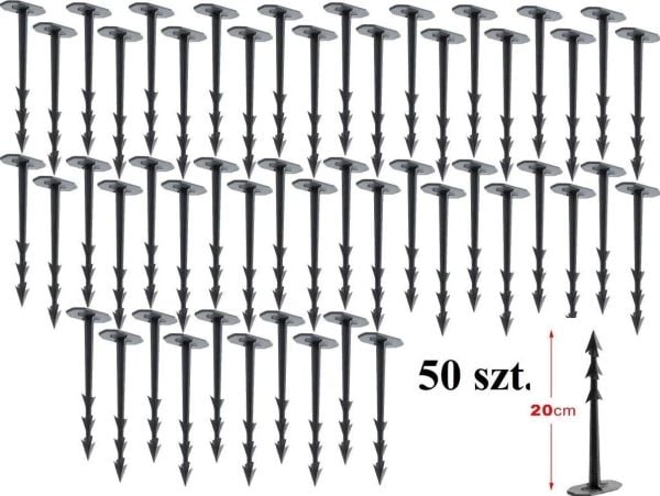 Prosperplast SZPILKI GROTY KOLKI for agrowlóknina harpunpinner lengde 20 cm 50 stk