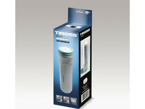 Tiross TIROSS lommelykt, oppladbar LED 1W LED COB TS1857