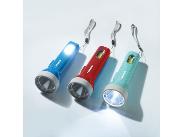 Lommelykt Tiross TIROSS batteridrevet 1W LED 70 lm + COB LED 80 lm