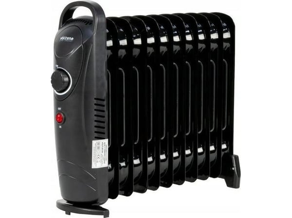 VOLTENO alyvos radiatorius 11 briaunų 1200 W juodas