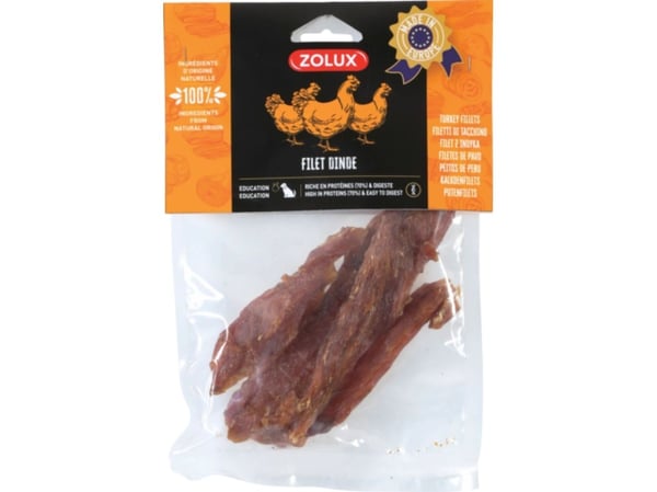 Zolux hundegodbiter kalkunfilet 100 g