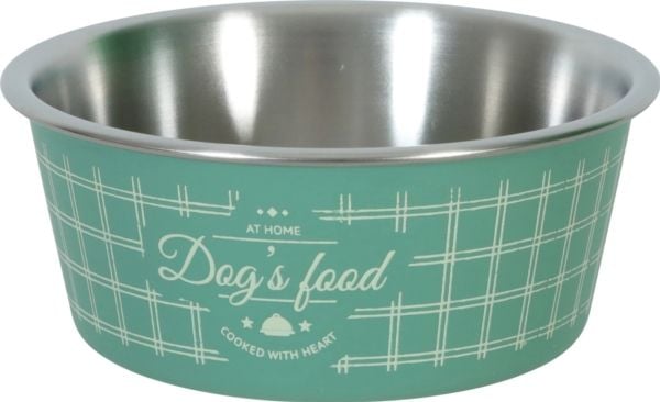 Zolux sklisikker skål for hund og katt FOOD grønn 400 ml