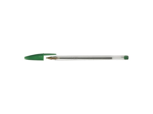 Kuulakärkikynä bic cristal medium vihreä 50 kpl.