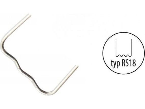 Dedra Muoviset niitit tyyppi RS18, 0.8mm, pieni aalto, 100kpl Dedra Muoviset niitit tyyppi RS18, 0.8mm, pieni aalto, 100kpl