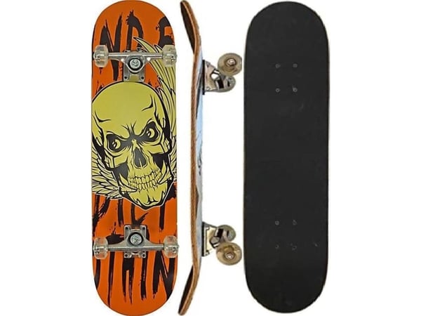 Skateboard Best Sportsing DREWNIANA SKULL BEST SPORTING SKATEBOARD
