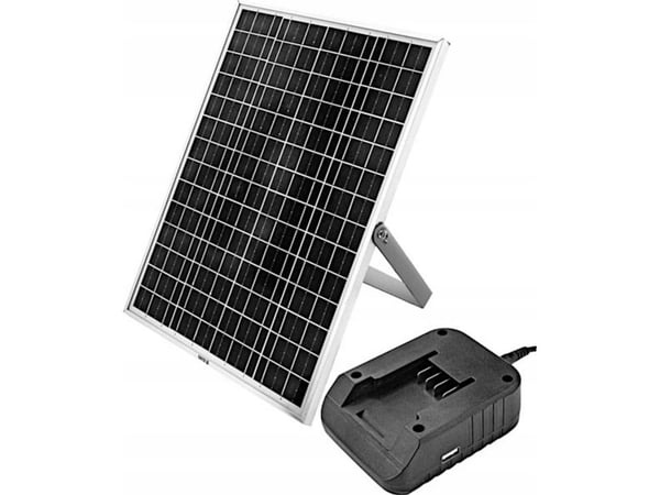 YATO solcelle- og bil-lader 18V (2A)