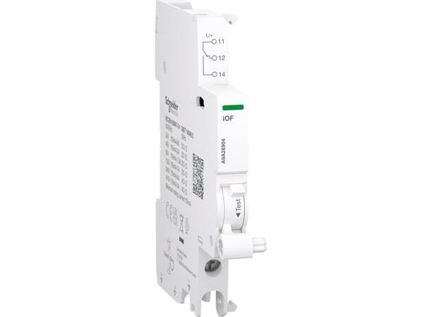 SCHNEIDER ELECTRIC Acti9 Signaalikoskettimet iOF 1OC 100mA - 6A iC60 RCBO:lle, iC40, iCV40 ruuviliitinkanta, 24...230V AC &amp; 24...130V DC:lle