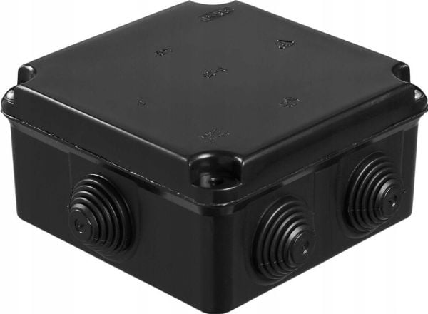 Nasielsk pinta-asennettava rasia Elektro-plast Nasielsk PK-2 0222-09 1108x108x58mm IP55 hermeettinen tyhjä musta
